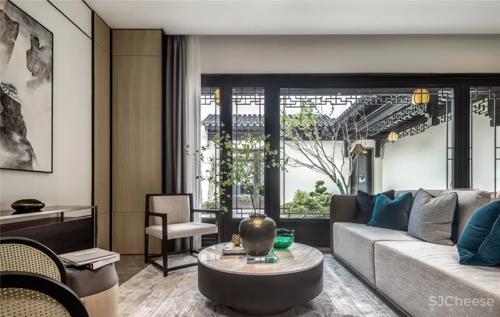 新中式 轻奢，每个空间设计都很赞！