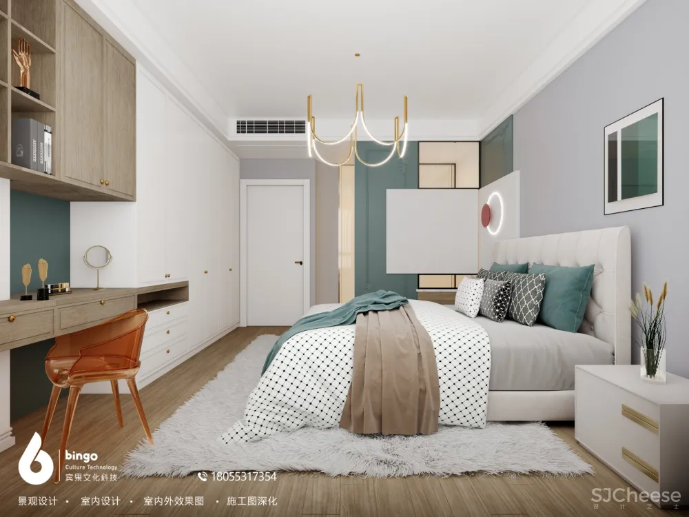 夏日里的小清新 现代美式