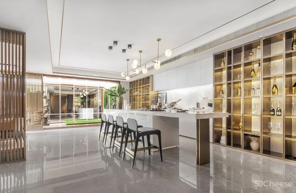 安想设计:156m² 现代雅致别墅,简约细腻