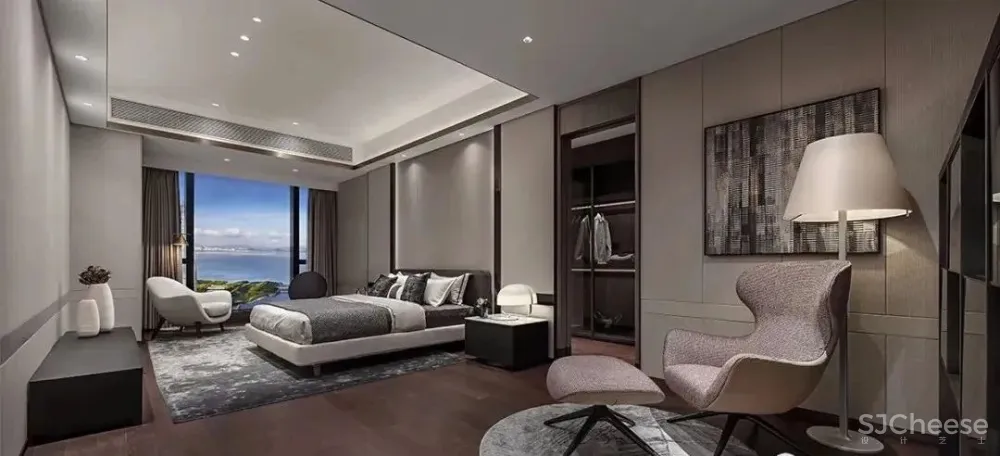 深圳湾顶级豪宅大平层样板间 让景观与室内融为一体 SCDA新作