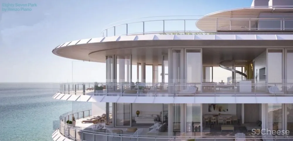 迈阿密最贵豪宅，顶层公寓6.8亿美元｜伦佐·皮亚诺新作