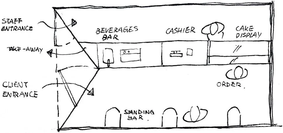 20㎡迷你西洋果子店 上海彦文建筑工作室