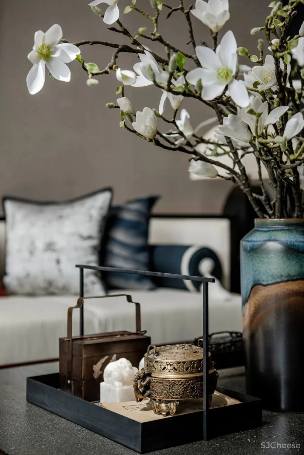 明德设计│塞上梦江南——银川万科翡翠公园上叠别墅样板间