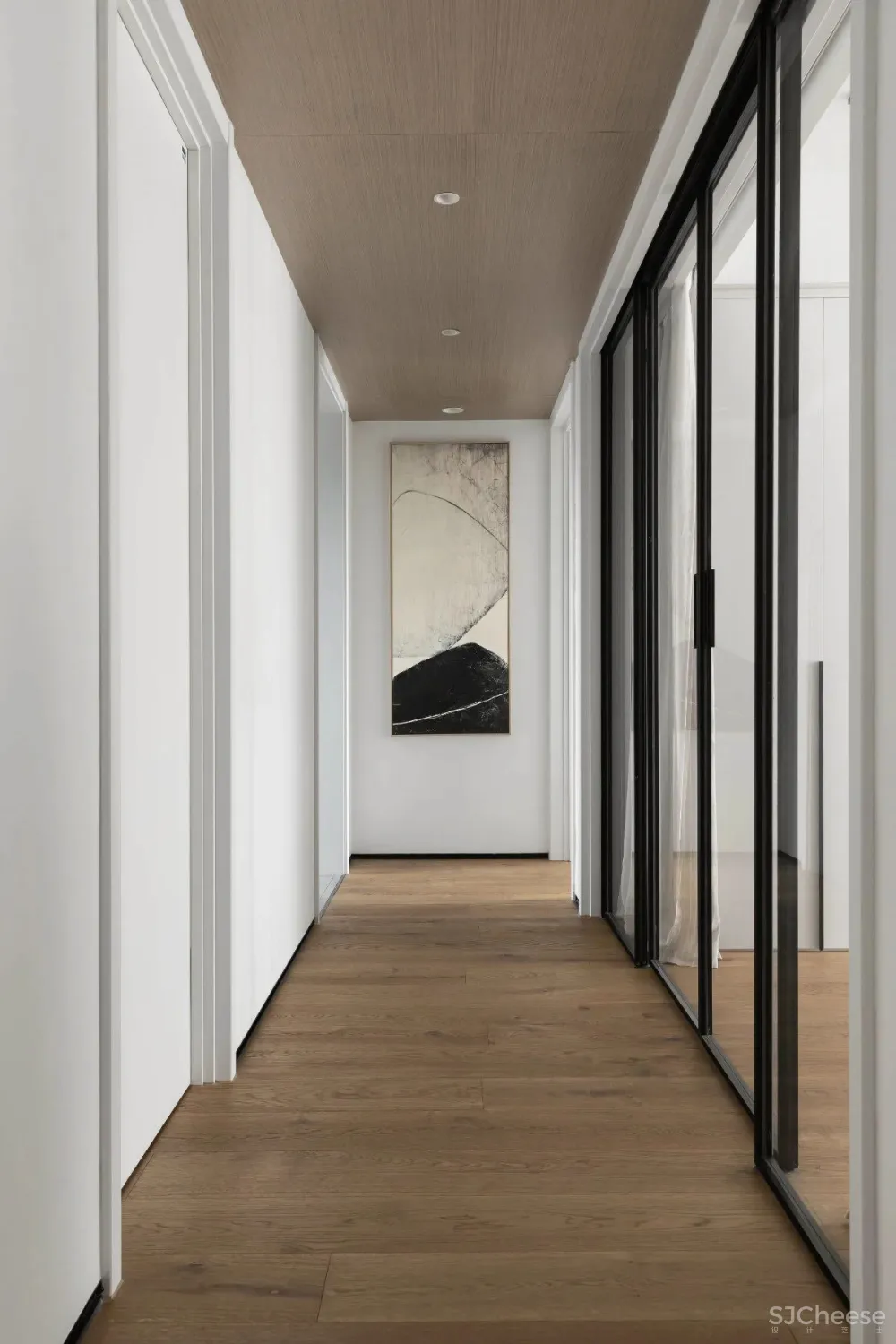 130㎡北欧简约,女主人爱生活,男主爱游戏,客厅书房设计一体