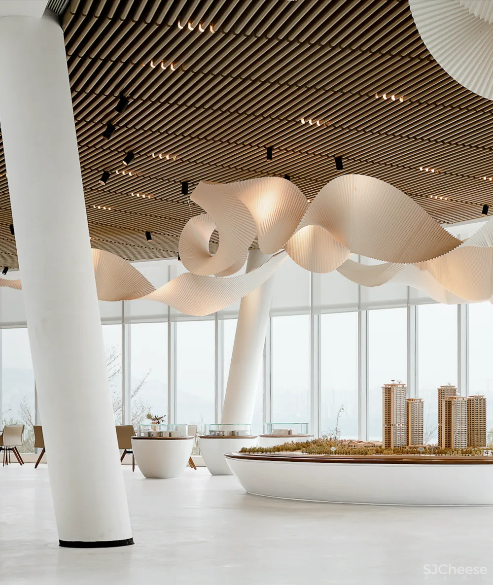 AOD设计新作丨邕江的漂浮售楼处