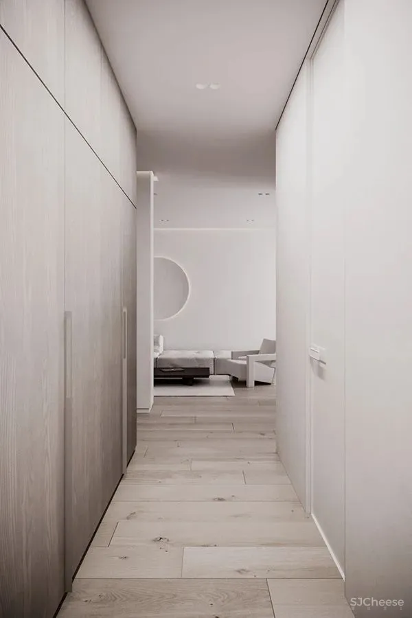 120㎡极简空间,平静和谐!