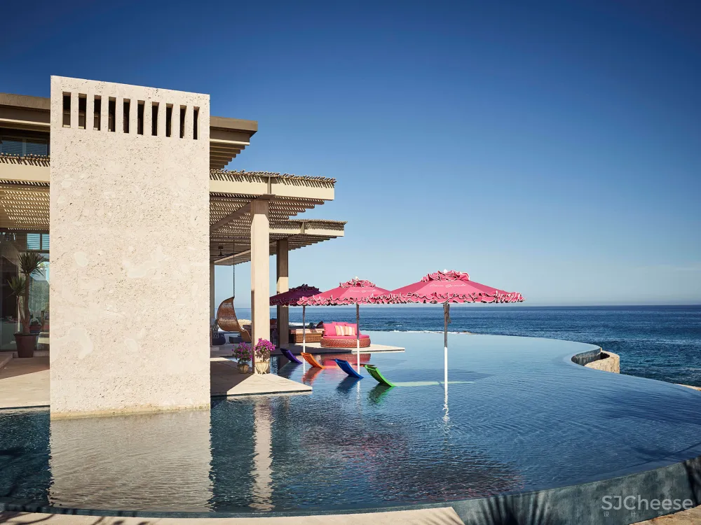 现代简约的度假屋,软装却这样设计,太梦幻了!