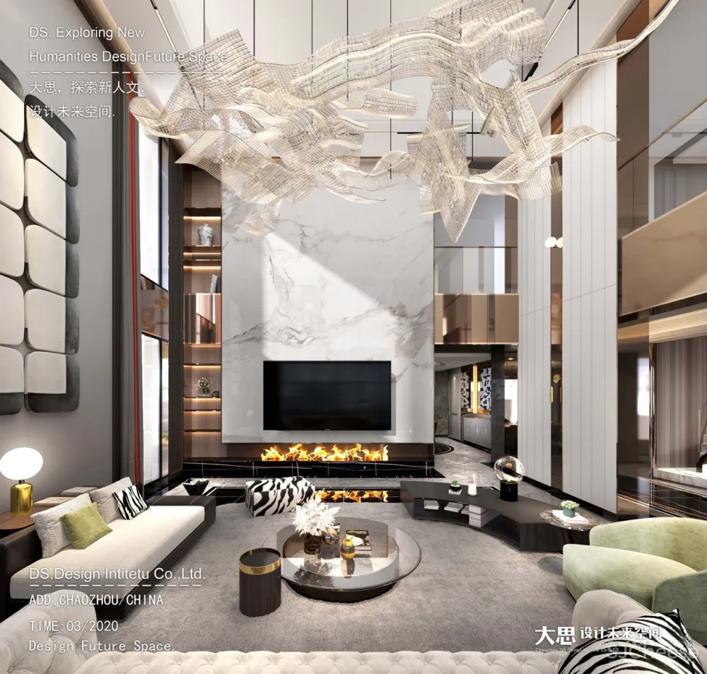 大思设计 丨 别墅简奢新风尚