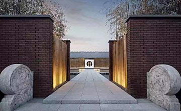 柏年印象设计 西安里城柳岸十里售楼中心 内敛的东方美学