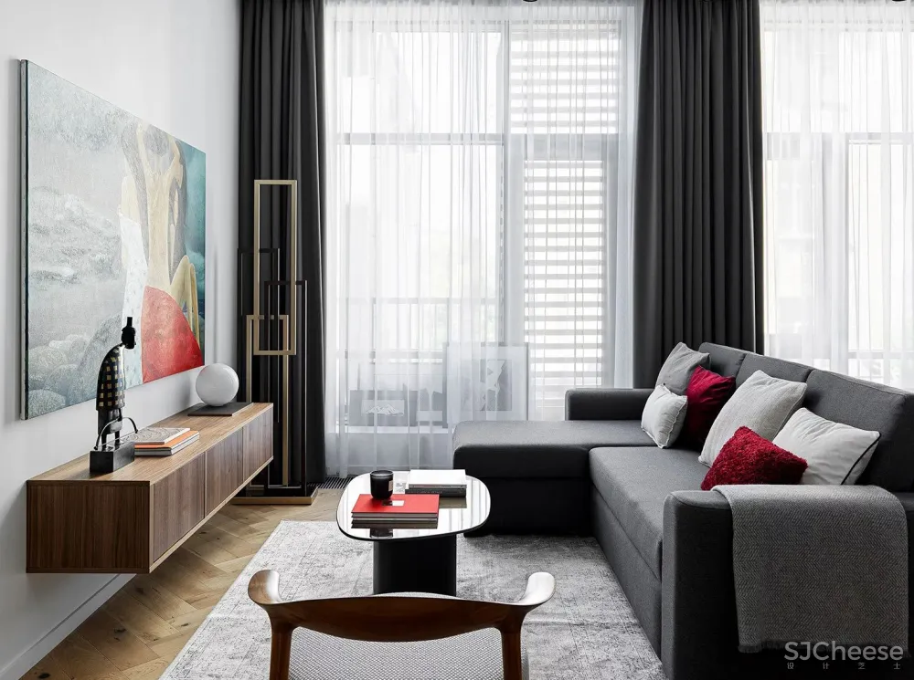 高级灰 红色，当代东方优雅美学的完美演绎