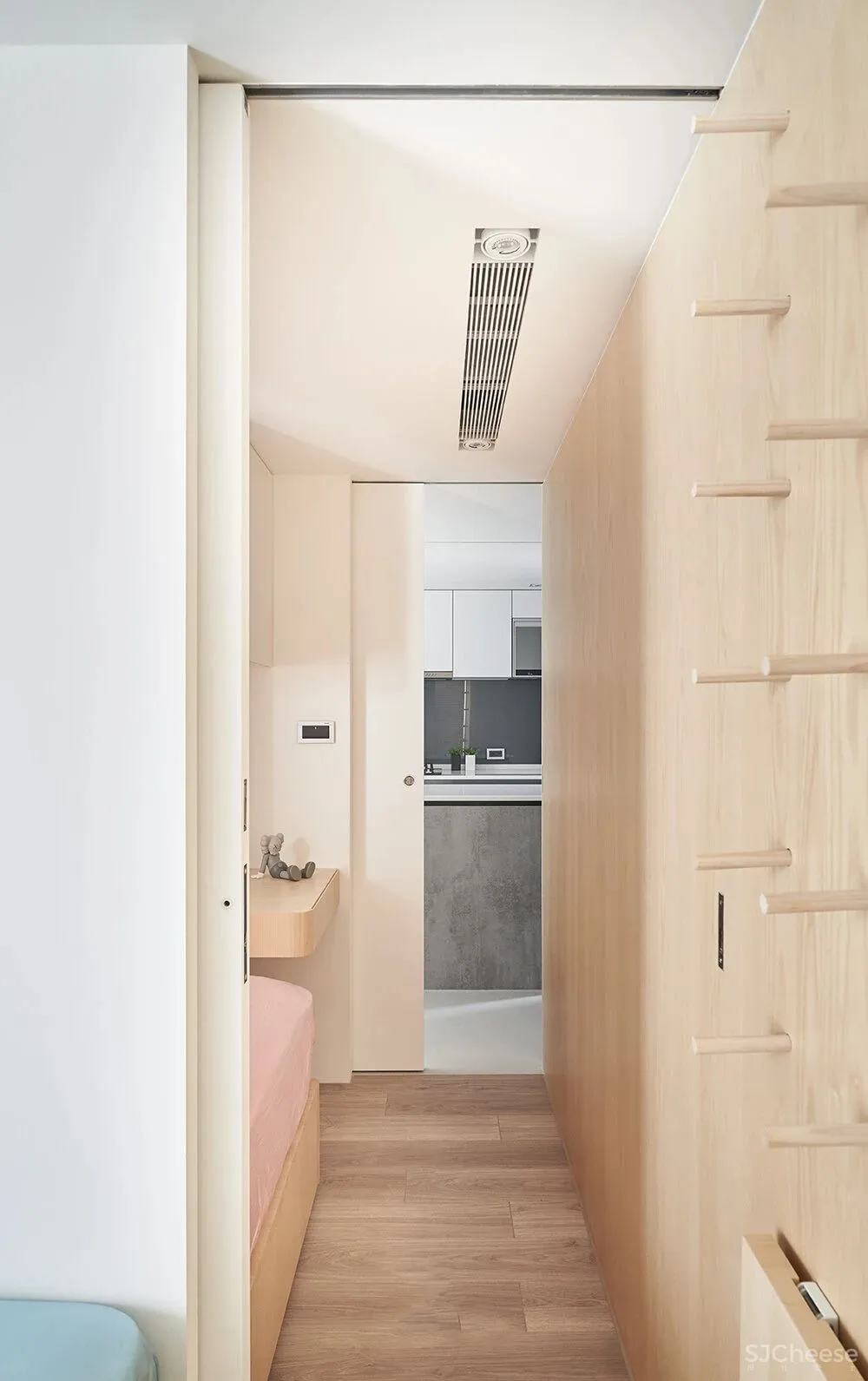 56㎡ 打造四居室,1㎡ 都不浪费!