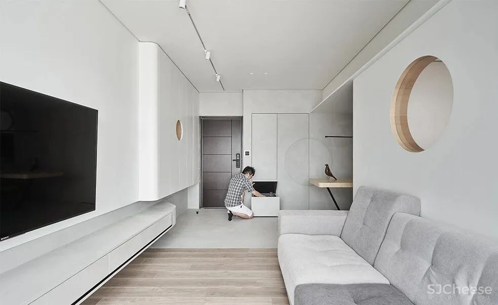 56㎡ 打造四居室,1㎡ 都不浪费!