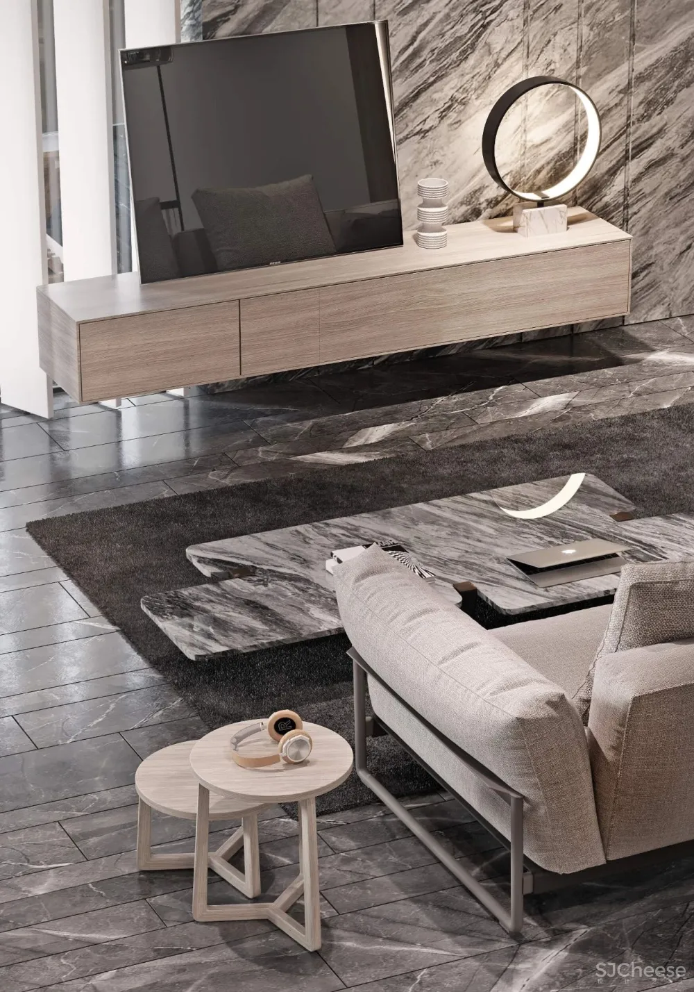 大理石怎么用，才能豪得清新脱俗？