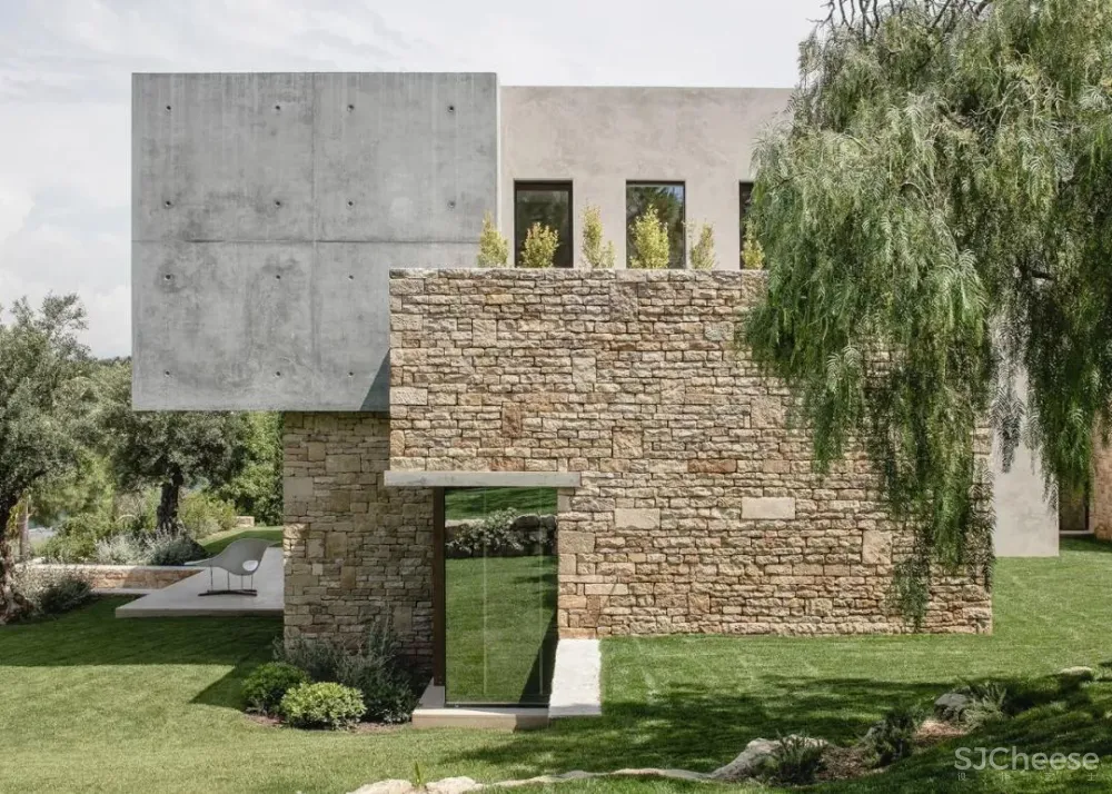 Caprini&Pellerin•海岛酒店将建筑几何完美融入自然环境!