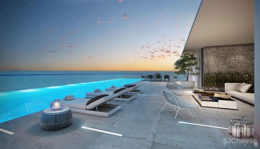 城市中心顶级豪宅进入大平层时代!有钱就买大平层吧!