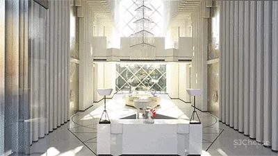 新作|神圣的空旷—沈阳中海和平之门售楼部