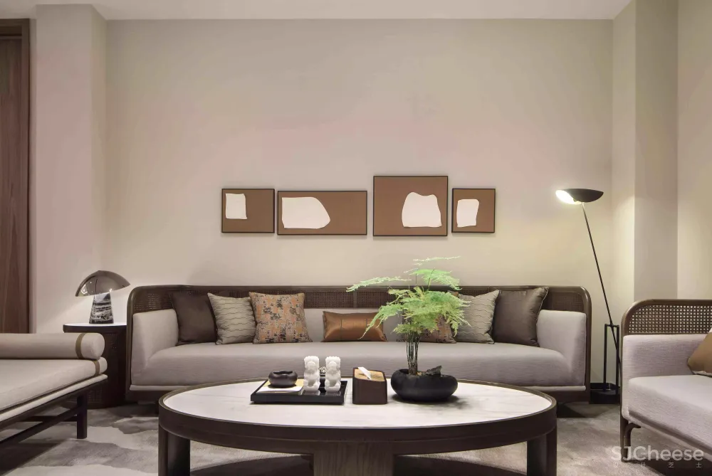 柏年印象设计 西安里城柳岸十里售楼中心 内敛的东方美学