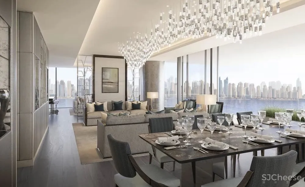 迪拜最贵的“空中别墅”,英国、奥地利、日本三大事务所联手打造,最小户型300平米!