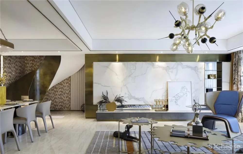 大理石怎么用，才能豪得清新脱俗？