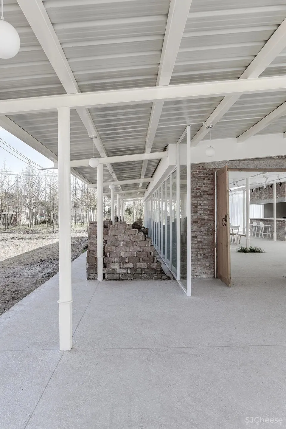 新作 崇明岛前哨村咖啡馆:脱离现代主义的纯粹 本义建筑