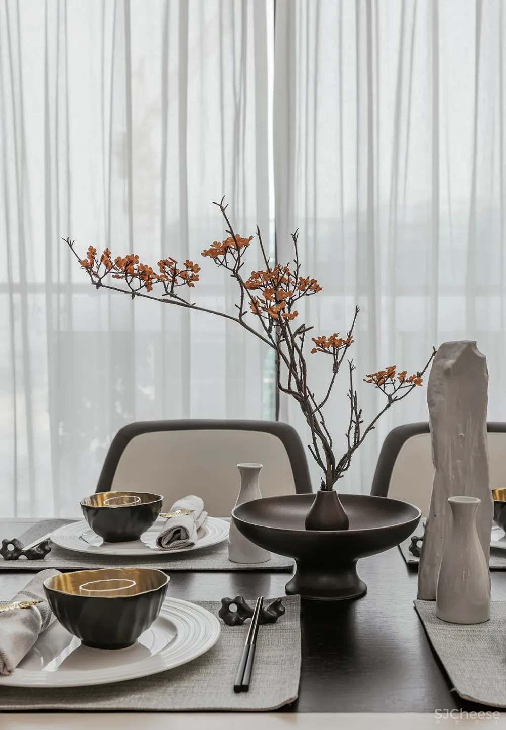 新中式 高级灰,超美的东方设计!