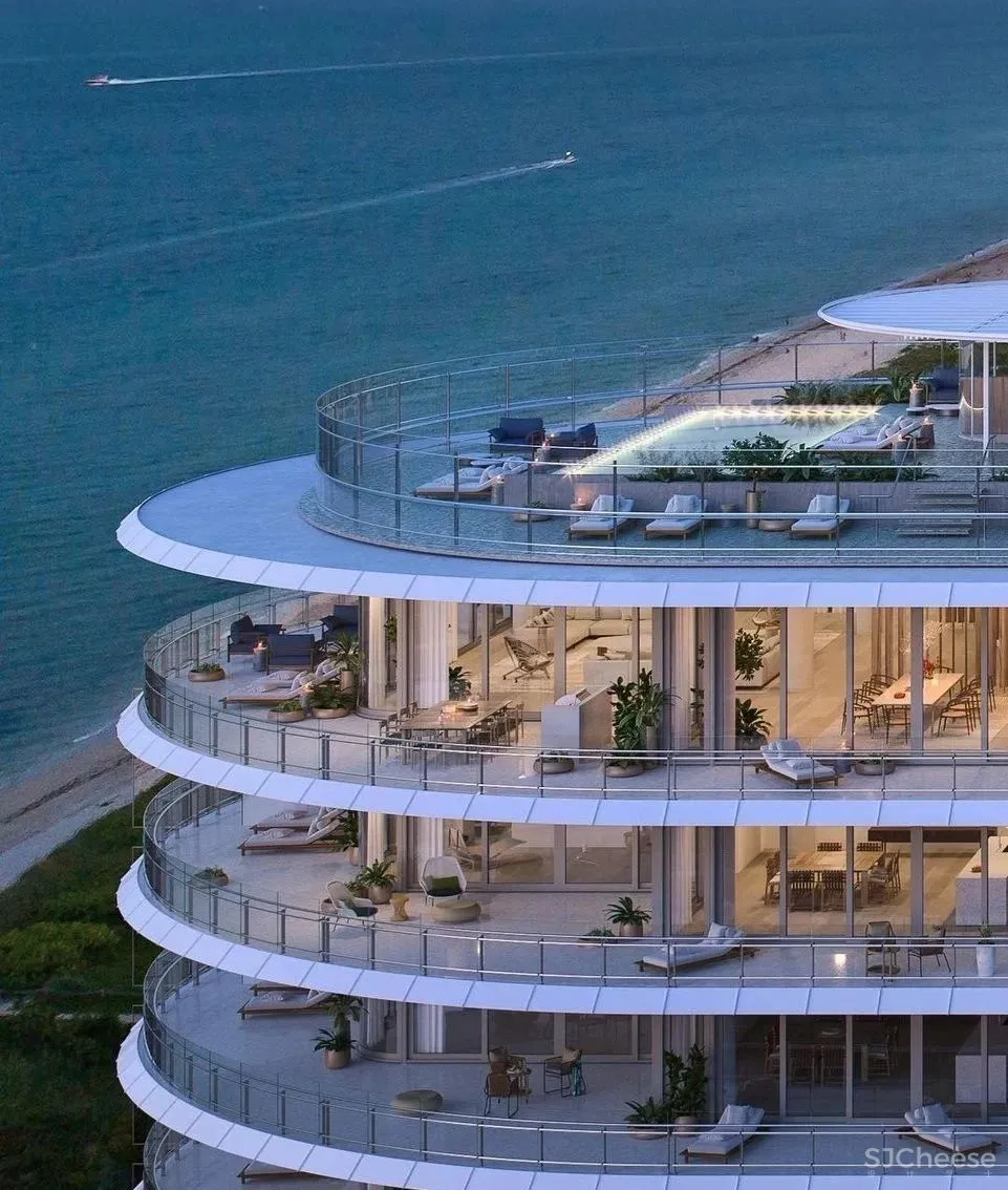 迈阿密最贵豪宅，顶层公寓6.8亿美元｜伦佐·皮亚诺新作