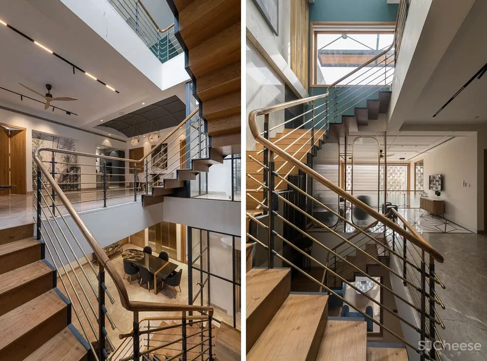 来自印度的日式风味丨印度屏风住宅