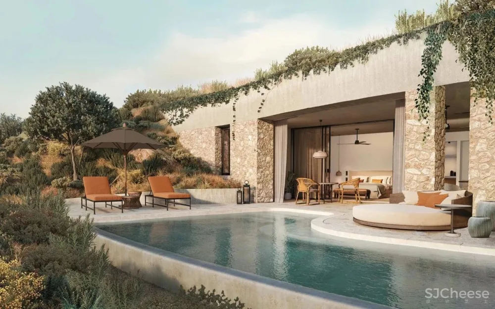 用质朴的材料,设计出奢华的度假屋!