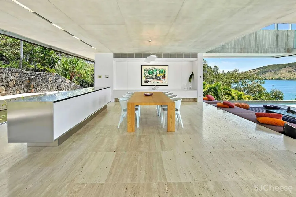 超酷的混凝土海景奢华别墅,深邃于空,容纳万境