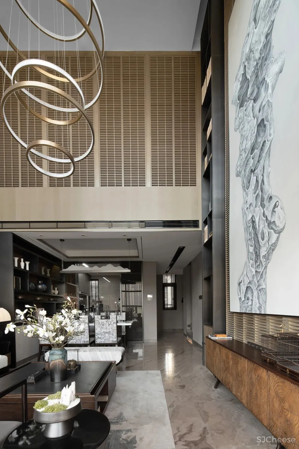 明德设计│塞上梦江南——银川万科翡翠公园上叠别墅样板间