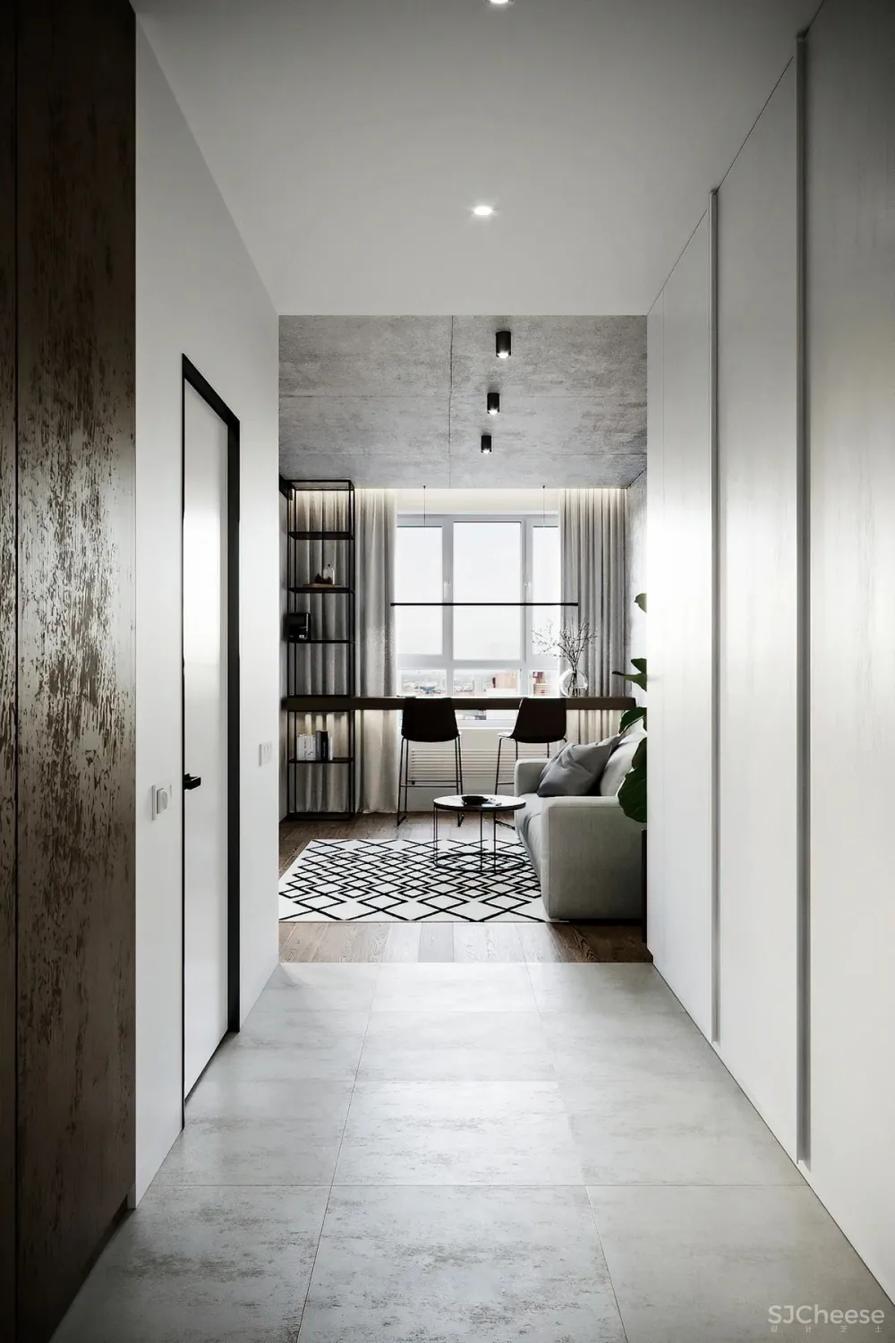 41㎡一居室，简单漂亮！