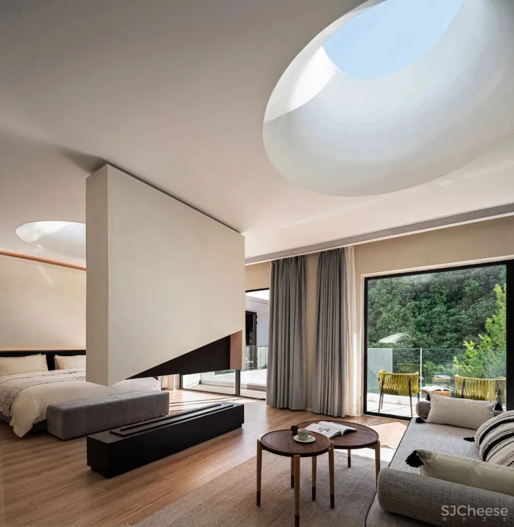 杉树林里的极美民宿