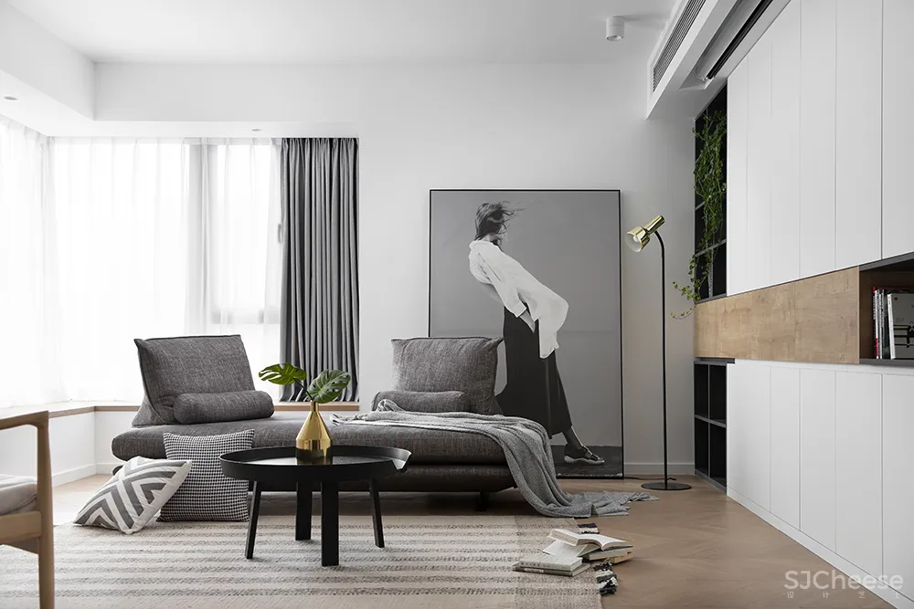 极简 黑白灰,最纯粹的设计格调!