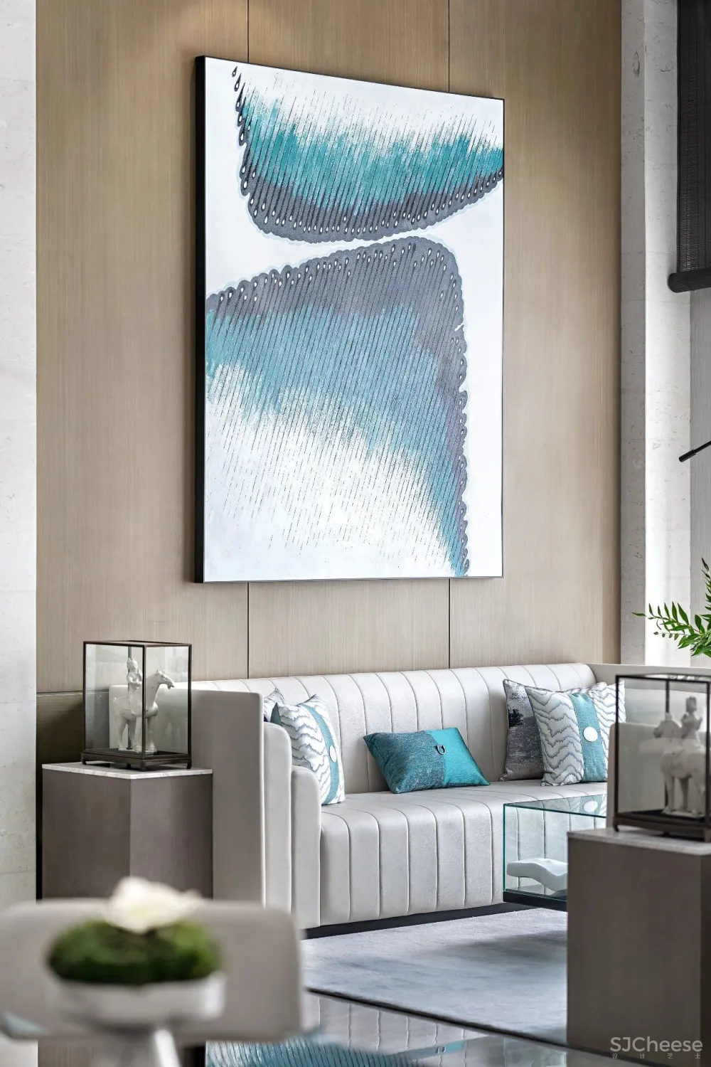 220㎡璀璨奢宅, 黑红配色,致敬经典!