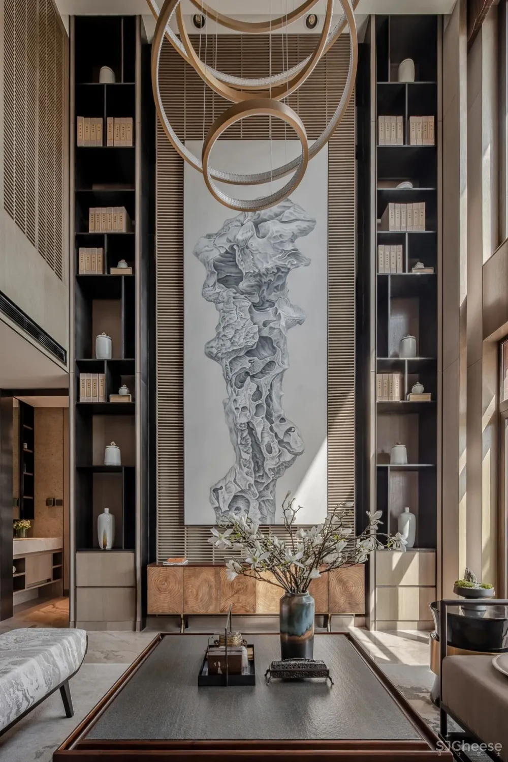 明德设计│塞上梦江南——银川万科翡翠公园上叠别墅样板间