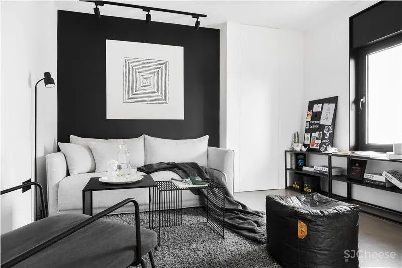 【缪茹空间设计】黑白是工作之余肉眼可及的闲适 R’s Yard!