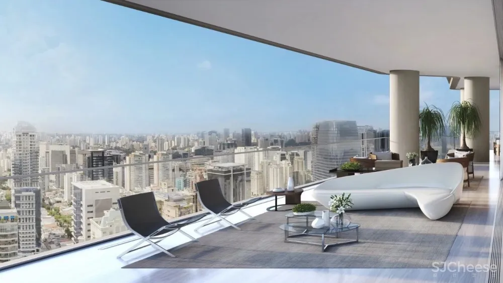 城市中心顶级豪宅进入大平层时代!有钱就买大平层吧!