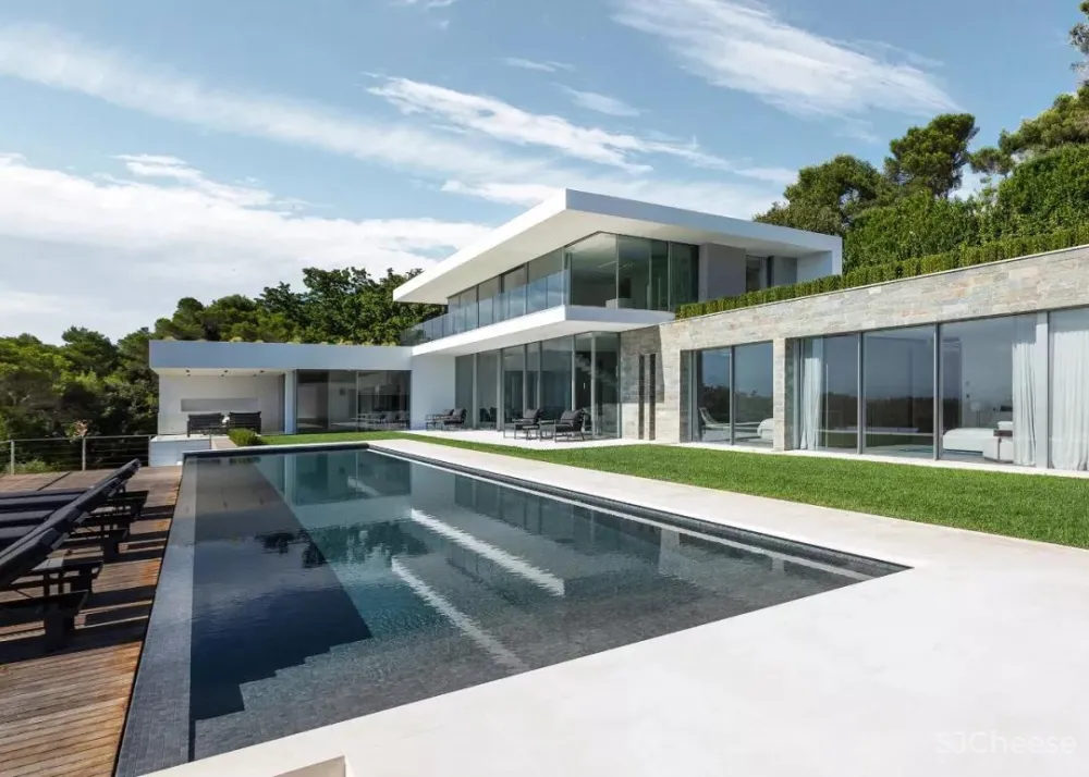 Caprini&Pellerin•海岛酒店将建筑几何完美融入自然环境!