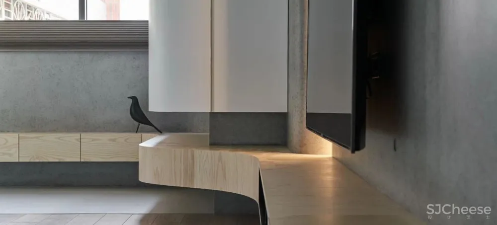 66㎡ 两居室,灯带这样用让家更有型