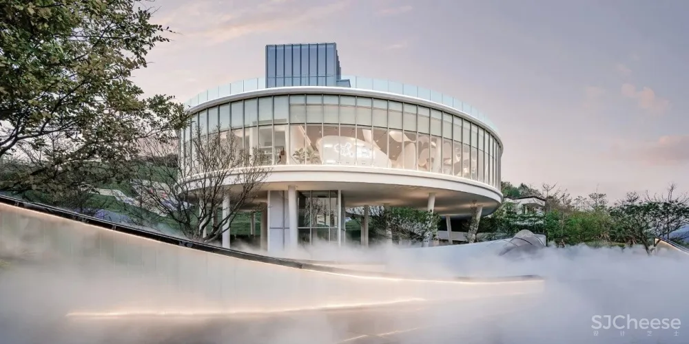 AOD设计新作丨邕江的漂浮售楼处