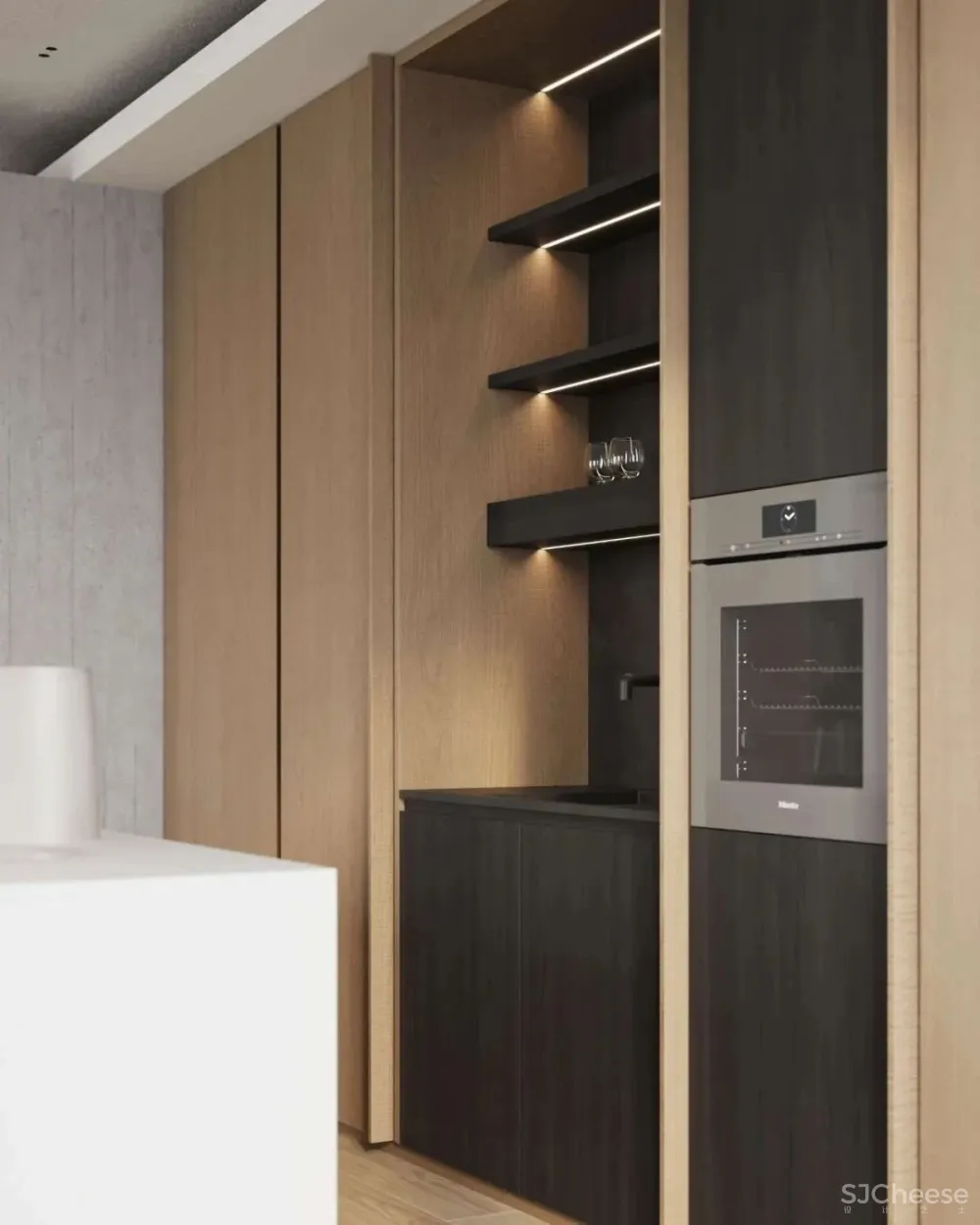 66㎡浅度灰私宅,简约不单调的质感生活!