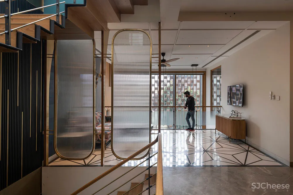 来自印度的日式风味丨印度屏风住宅