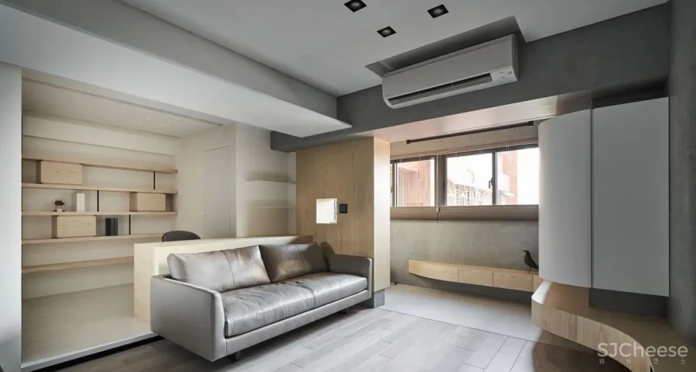 66㎡ 两居室,灯带这样用让家更有型