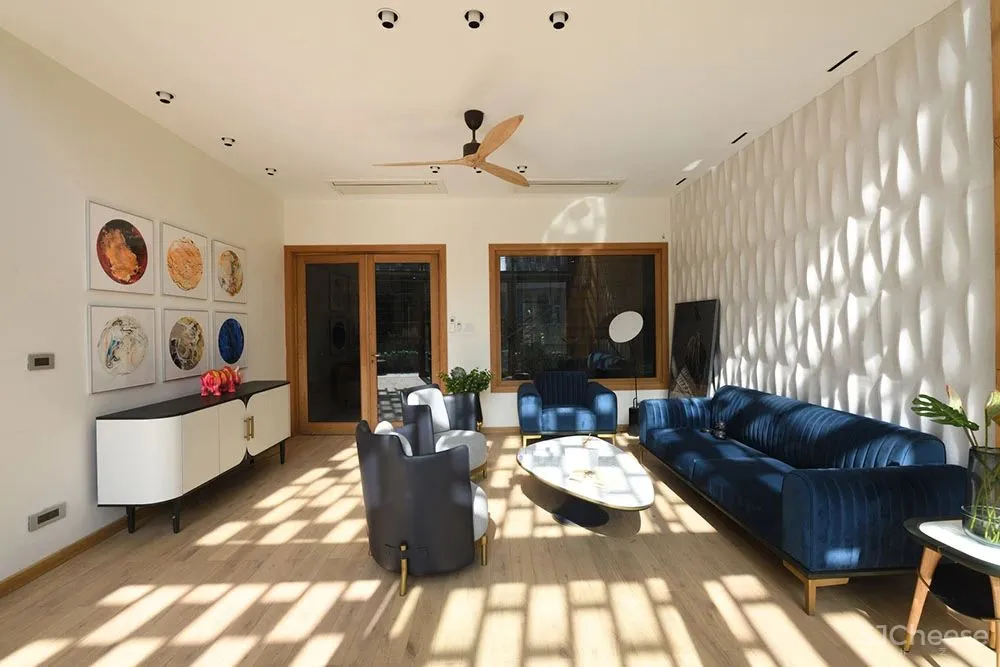 来自印度的日式风味丨印度屏风住宅