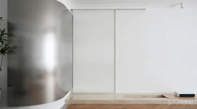 180㎡的两居室，这样留白才大气！