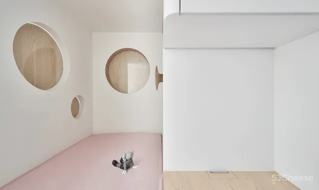 56㎡ 打造四居室,1㎡ 都不浪费!