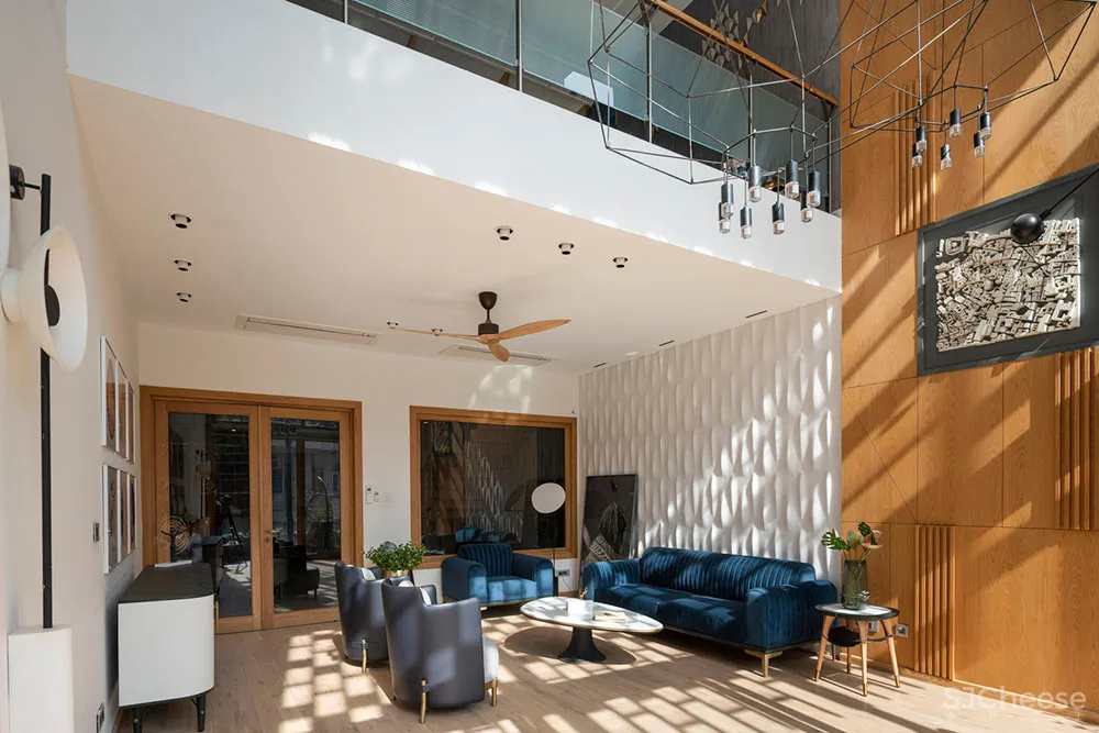 来自印度的日式风味丨印度屏风住宅