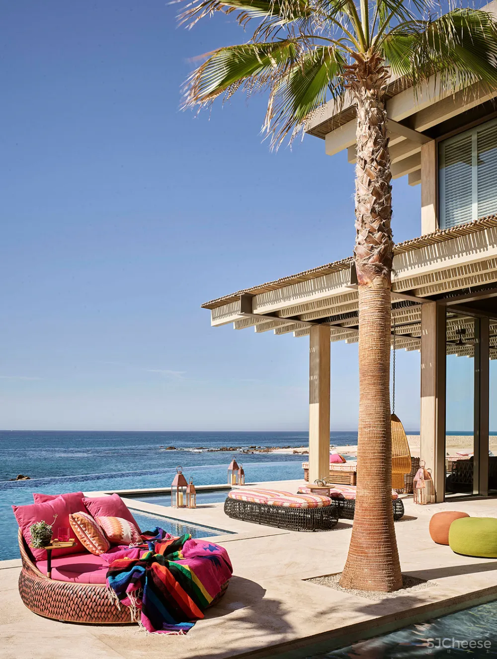 现代简约的度假屋,软装却这样设计,太梦幻了!