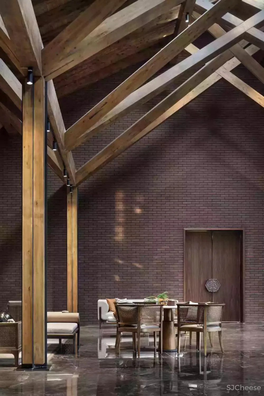 柏年印象设计 西安里城柳岸十里售楼中心 内敛的东方美学