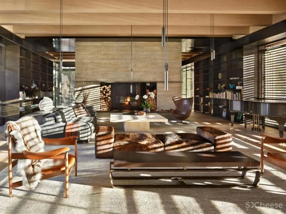 超酷工业风豪宅,不一样的机械美学